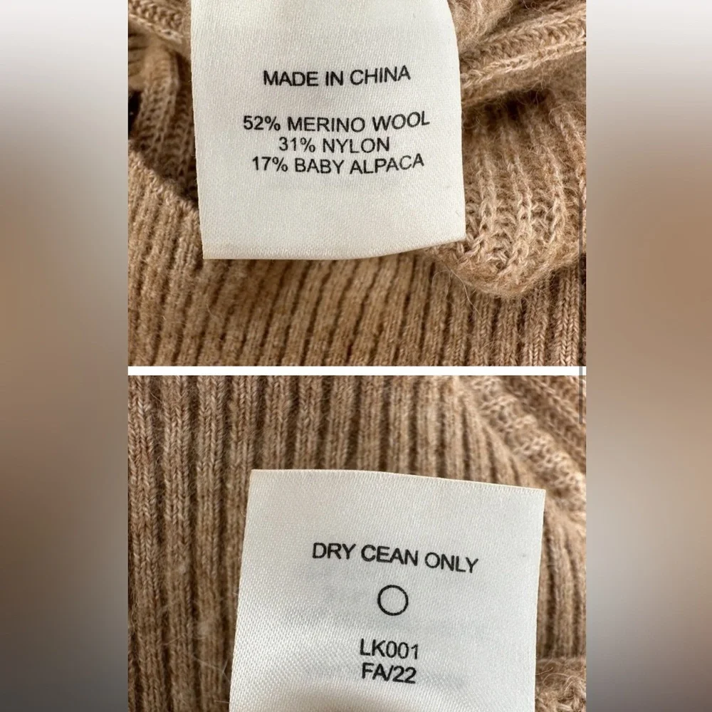 Quince women’s baby alpaca merino wool sweater - Picture 2 of 8